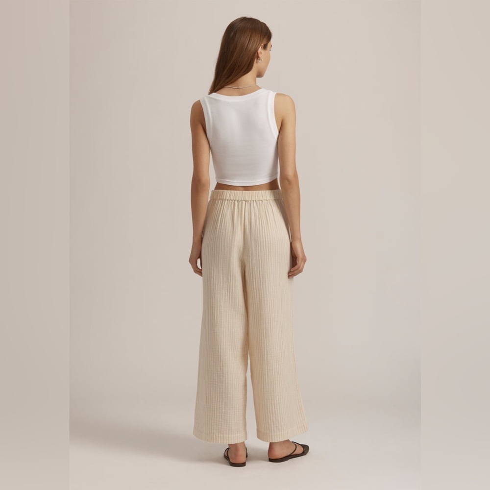 FAVORITE DAUGHTER Matching Set Ex Boyfriend Shirt & The Beach Walk Pant Size L - Picture 5 of 16